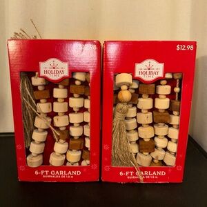 Christmas tree beaded garland NWT